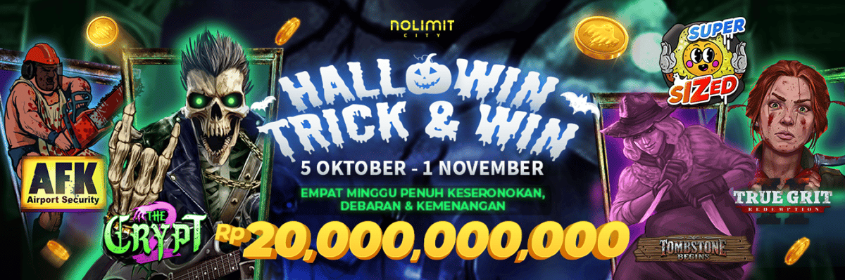 EVO - HalloWIN! Trick & Win Banner