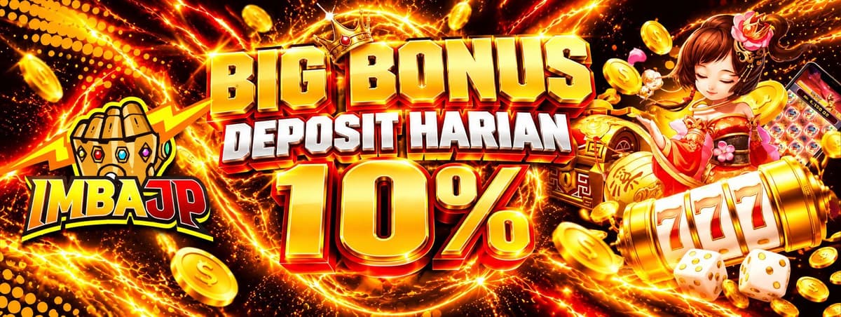 Bonus Deposit Harian All Games Banner
